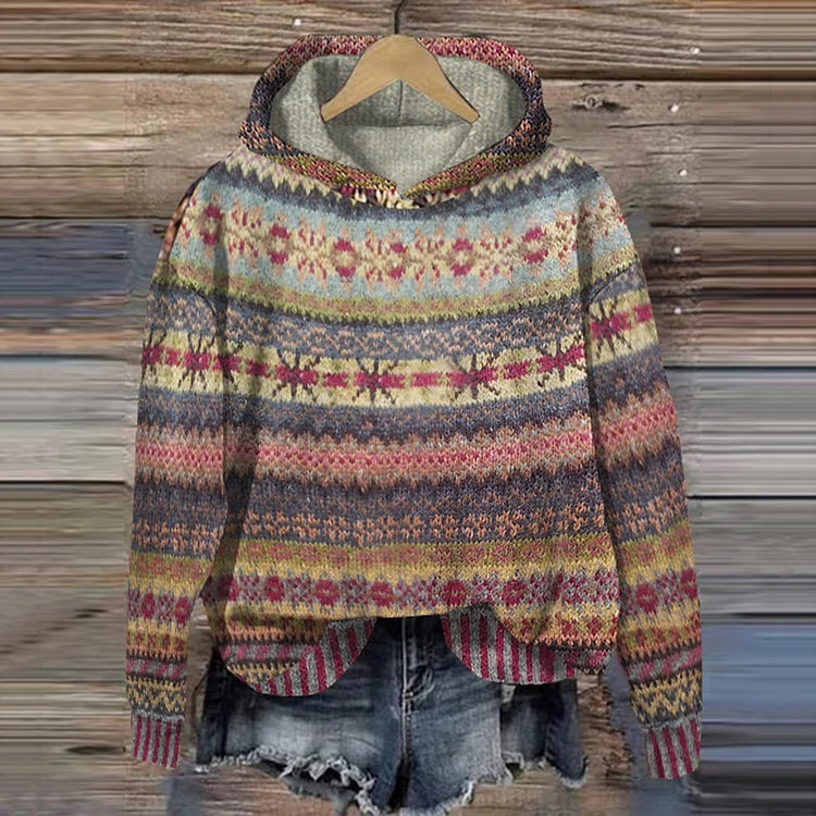 WW | Gemütlicher Hoodie mit Muster