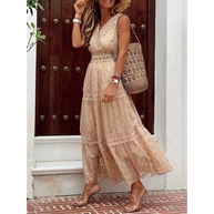 WW | Boho Maxikleid Für Damen
