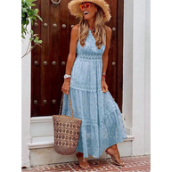 WW | Boho Maxikleid Für Damen