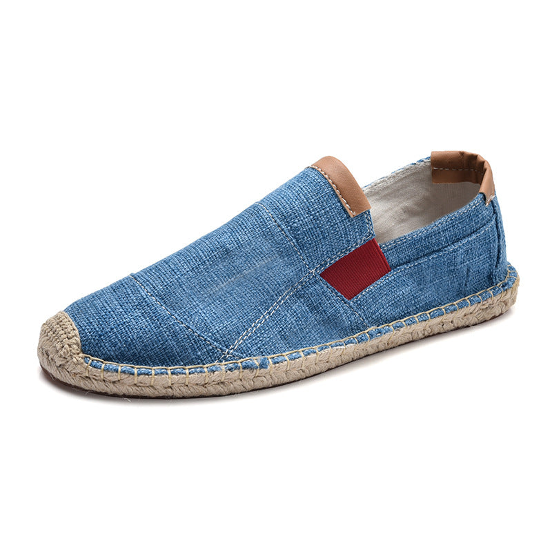 WW | Stilvolle Leichte Canvas Loafer Für Herren