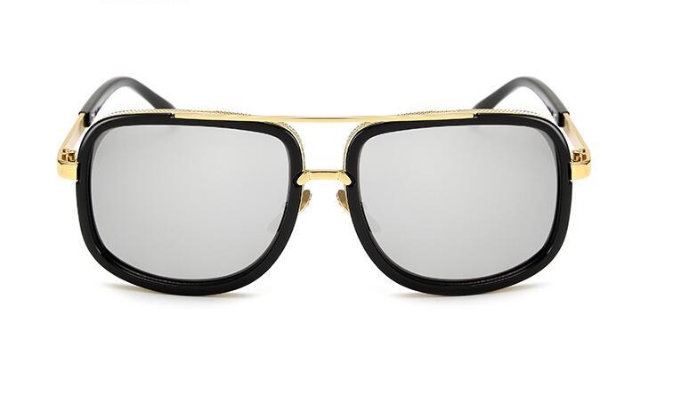 W&W Mode | Luxus Herren Sonnenbrille Mit Quadratischem Rahmen