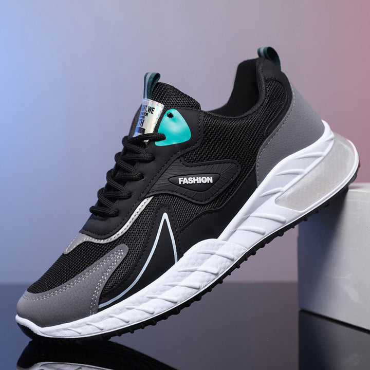 W&W Mode | Atmungsaktive Herren Sneaker Mit Farbakzent