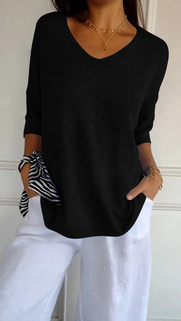 WW | Bequemer Dünner Herbstpullover Damen