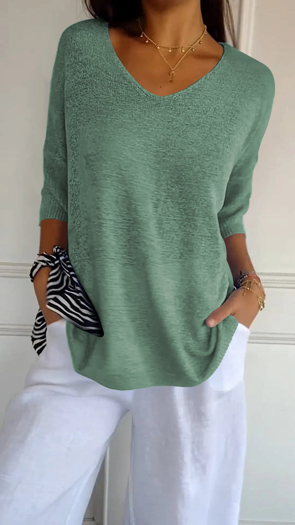 WW | Bequemer Dünner Herbstpullover Damen