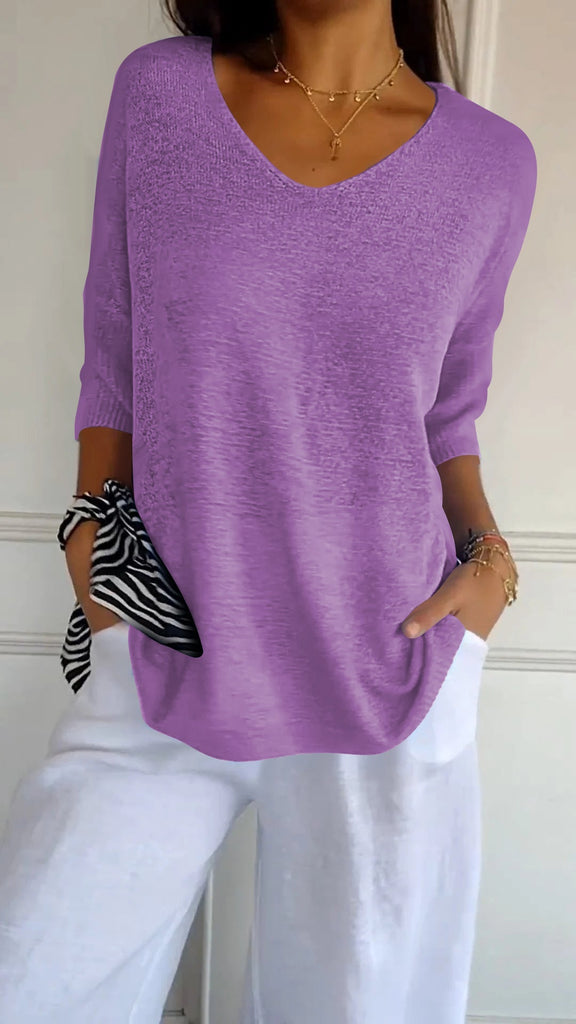 WW | Bequemer Dünner Herbstpullover Damen