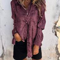 Metallische Bluse