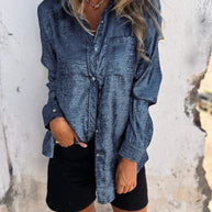 Metallische Bluse