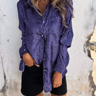 Metallische Bluse