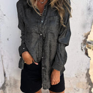 Metallische Bluse
