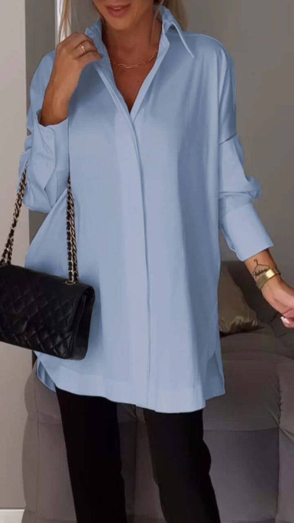 WW | Elegantes Hemd mit Reversöffnung