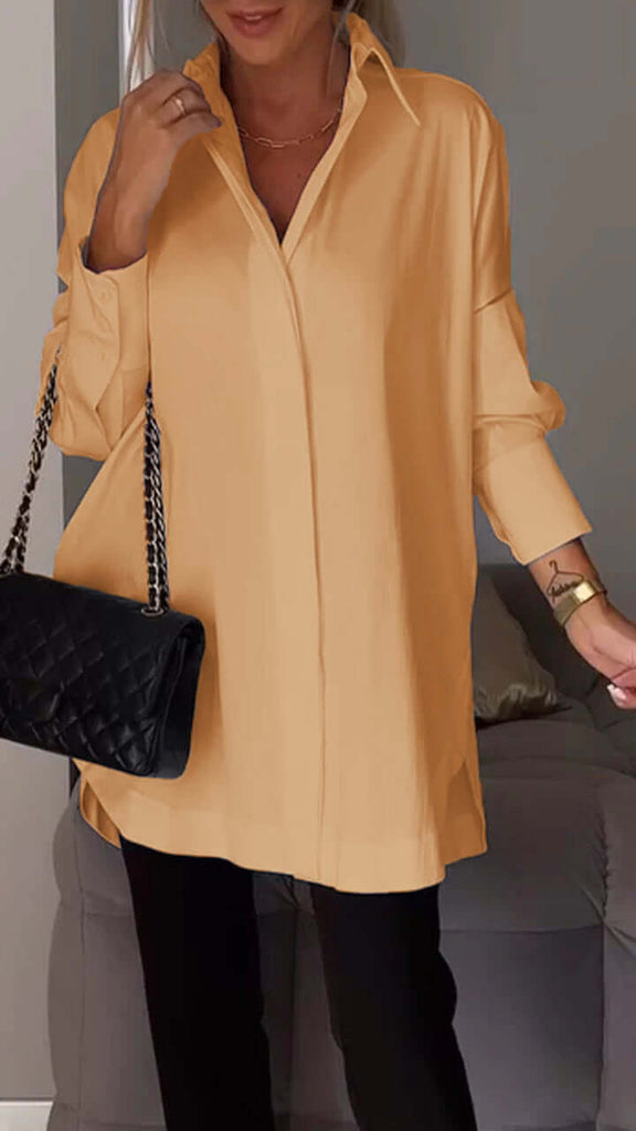 WW | Elegantes Hemd mit Reversöffnung