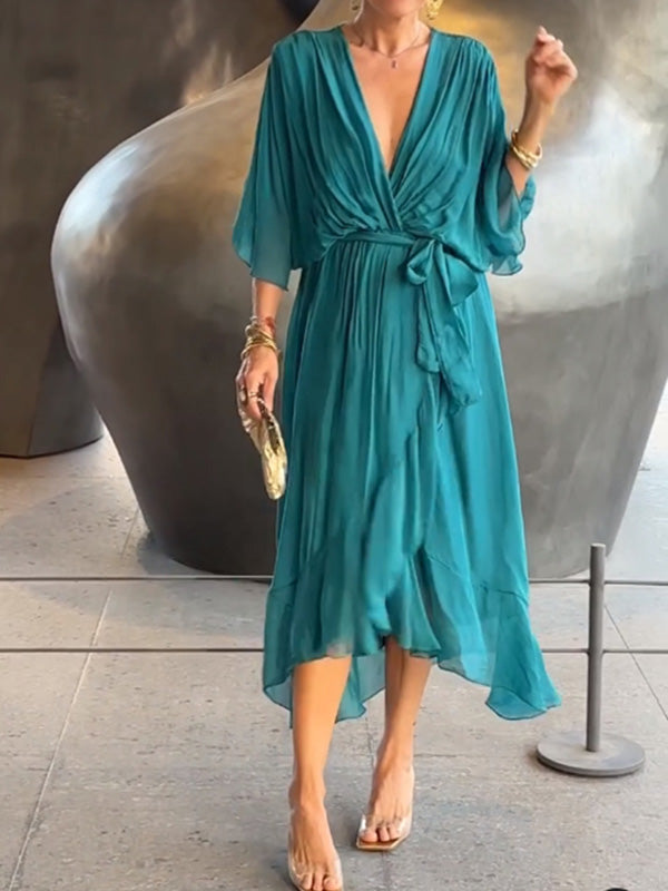 WW | Ornate Chiffon Abendkleid