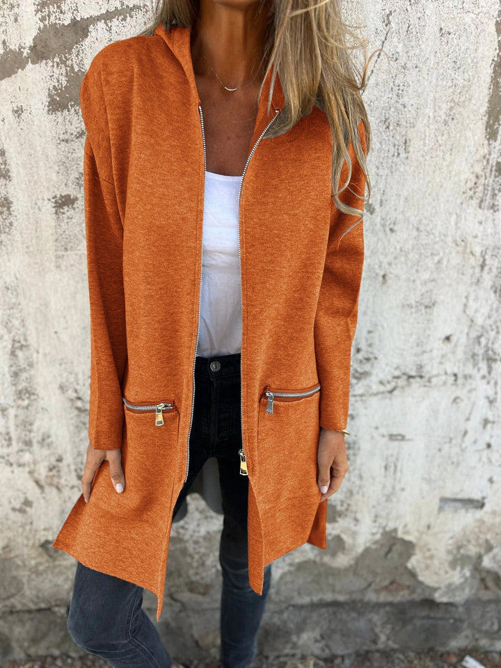 W&W Mode | Lässige Langarmjacke Mit Reißverschluss Für Damen