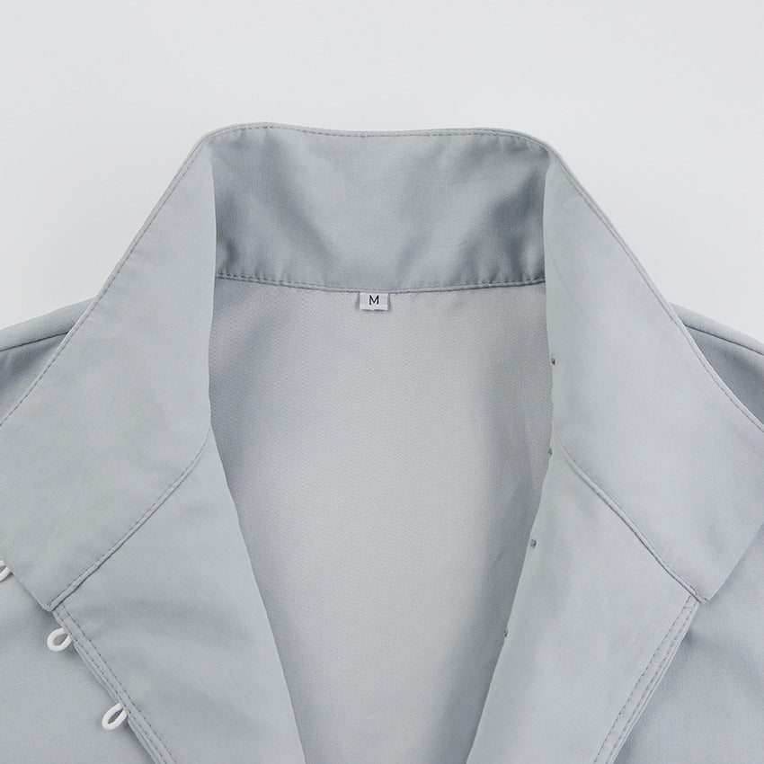WW | Viktorianisch inspirierte Bluse mit hohem Kragen