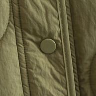 WW | Gepolsterte Jacke Damen, Leichtes Übergröße Modell Mit Taschen, Knopfverschluss