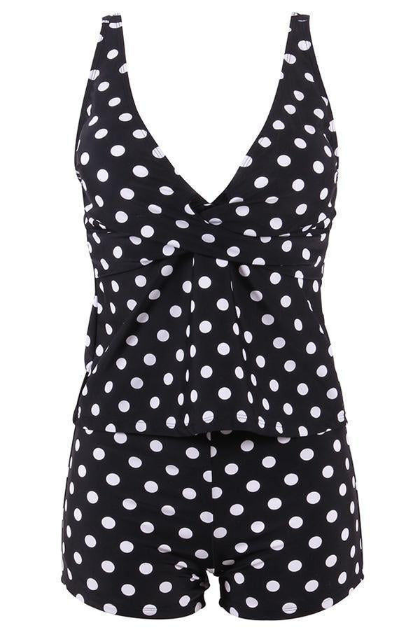 WW | Tankini Satz Mit Polkadot Für Damen