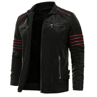 WW | Lässige Männliche Lederjacke Für Männer