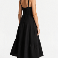 WW | Blumen Kleid für Frauen Midi