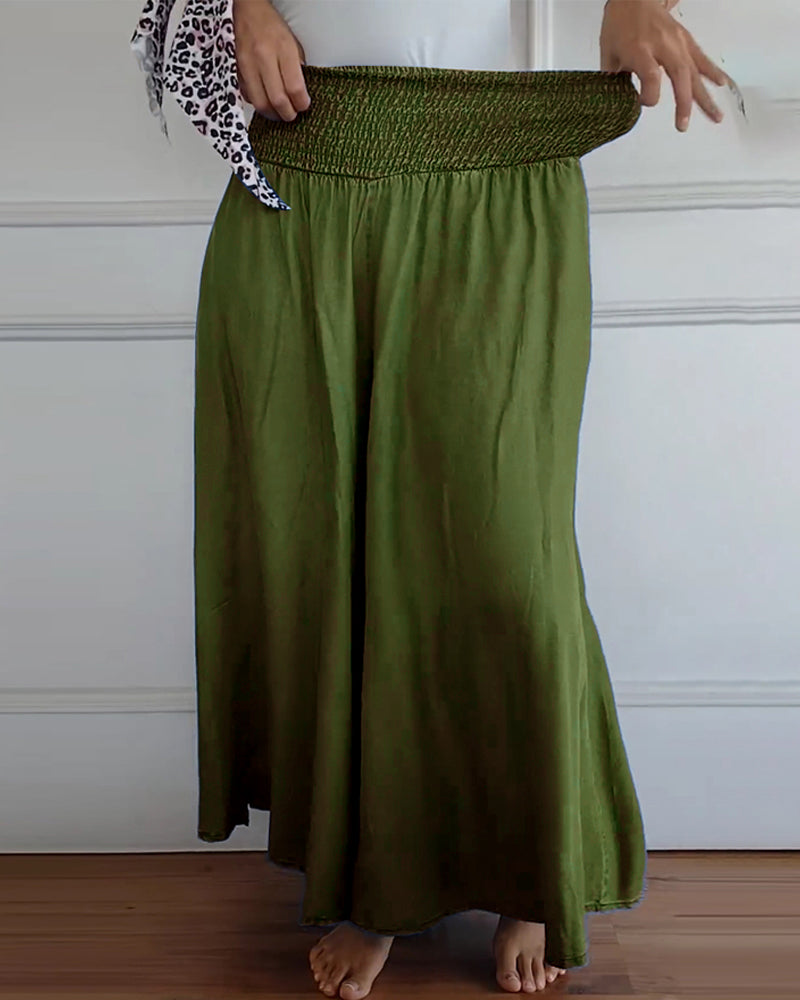 WW | Hose mit Elastischem Bund und Weiten Beinen