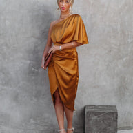 WW | Sexiest einäugiges ungleichmäßiges Rockkleid Damen Abendkleid