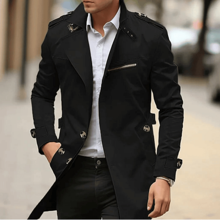 WW | Klassischer Trenchcoat Für Herren