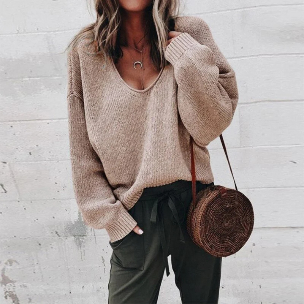 WW | Pullover mit V Ausschnitt für Frauen