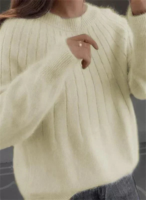 W&W Mode | Weicher Kaschmir-Strickpullover