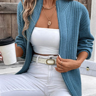 WW | Perfee Zip Up Langarm-Cardigan