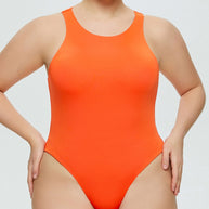 WW | Vollgröße Rundhalsweite Träger Bodysuit