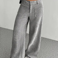 WW | Cordhose Mit Weitem Bein Für Frauen