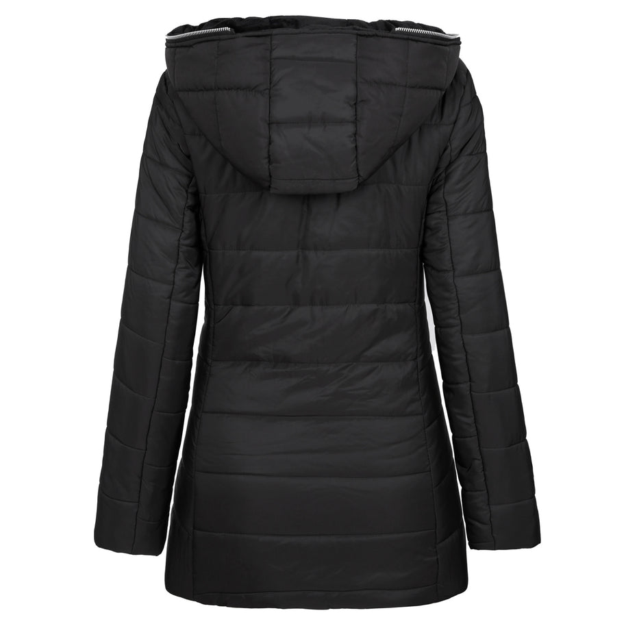 Damen Sportliche Funktionsjacke mit Kapuze und isolierendem Futter WW