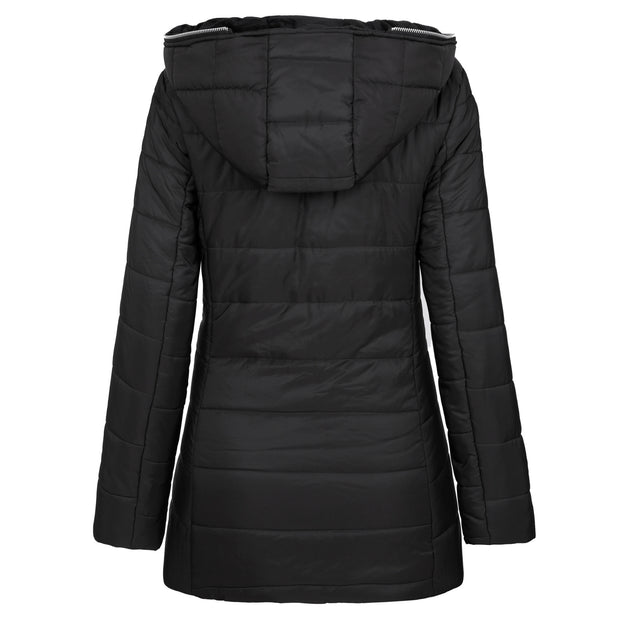 Damen Sportliche Funktionsjacke mit Kapuze und isolierendem Futter WW