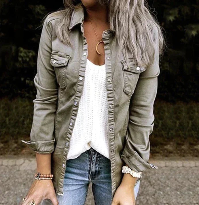 W&W Mode - Lässige Denim-Softjacke