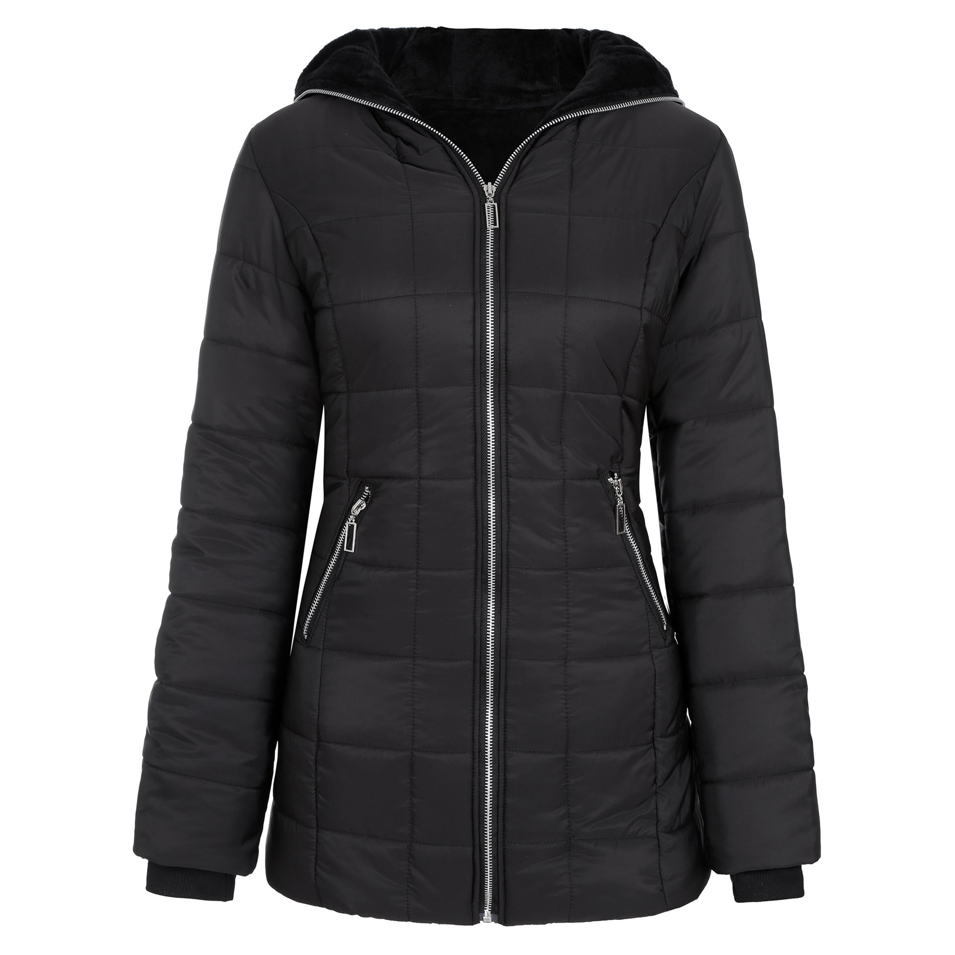 Damen Sportliche Funktionsjacke mit Kapuze und isolierendem Futter WW