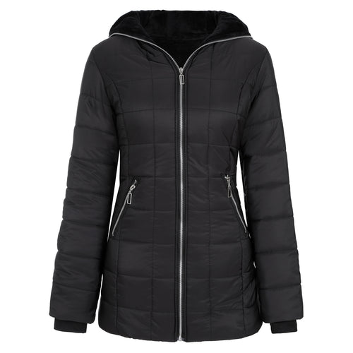 Damen Sportliche Funktionsjacke mit Kapuze und isolierendem Futter WW