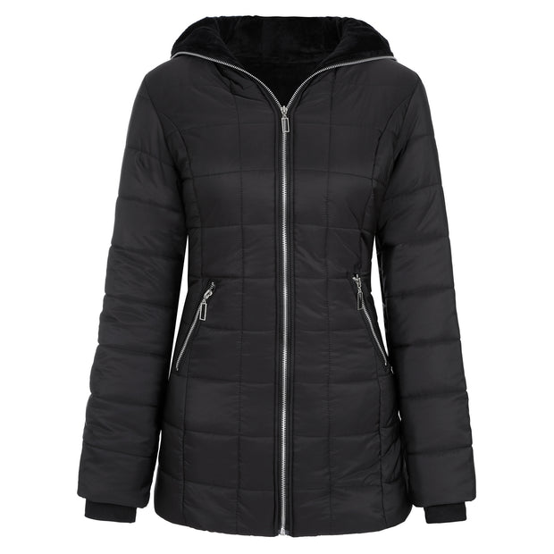 Damen Sportliche Funktionsjacke mit Kapuze und isolierendem Futter WW