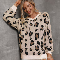 WW Große Größe Leopard Pullover