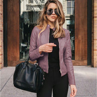 Carmen™ - Schmal geschnittene Jacke aus Lederimitat