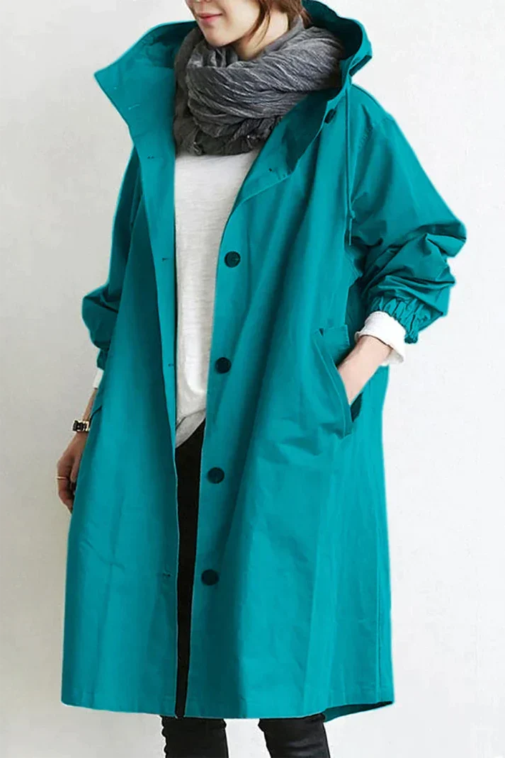 W&W Mode - Trenchcoat mit Kapuze