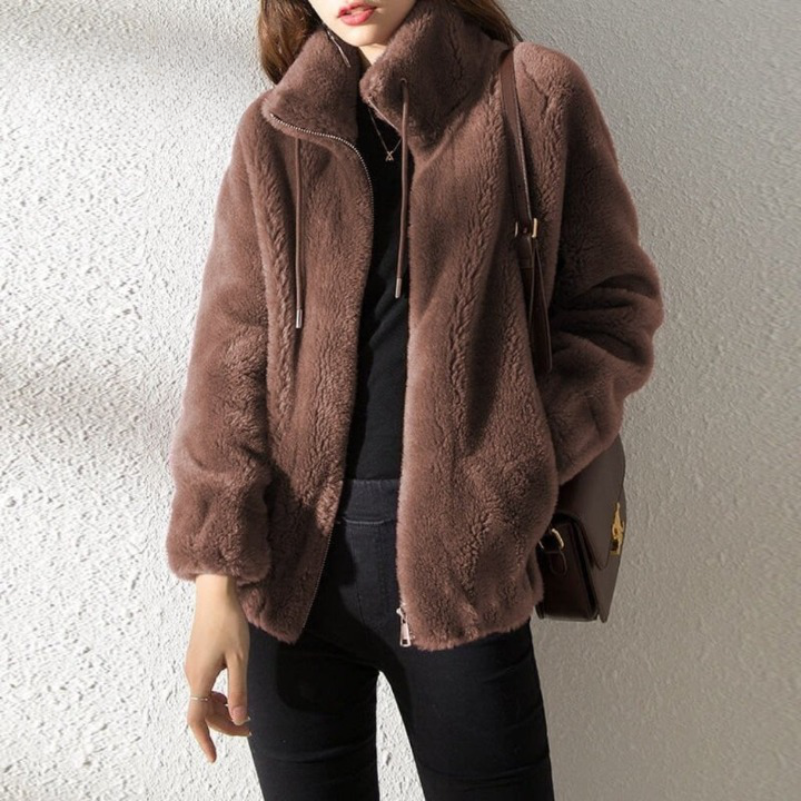 Doppelseitige Fleece-Jacke