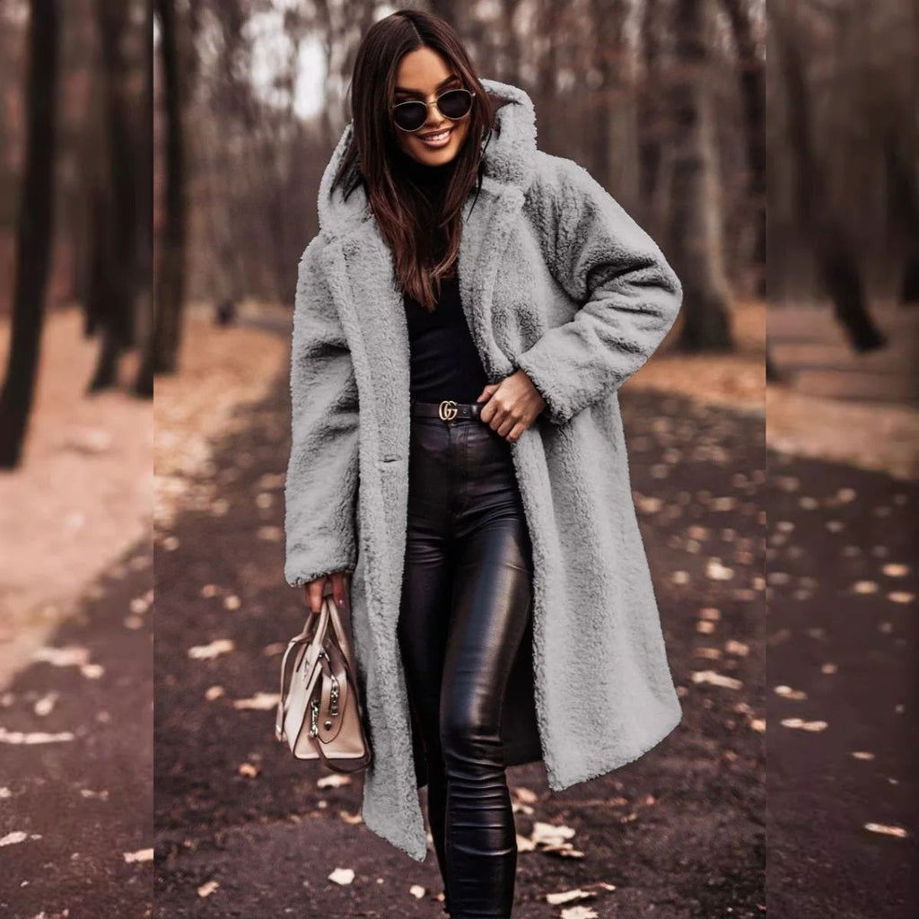 WW | Plüsch Herbstmantel für Damen