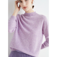 WW | Cashmere Pullover Damen Rundhals Weicher und Leichter Strickpullover