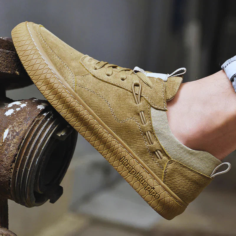 WW | Wildleder Sneakers Mit Textur Sohle