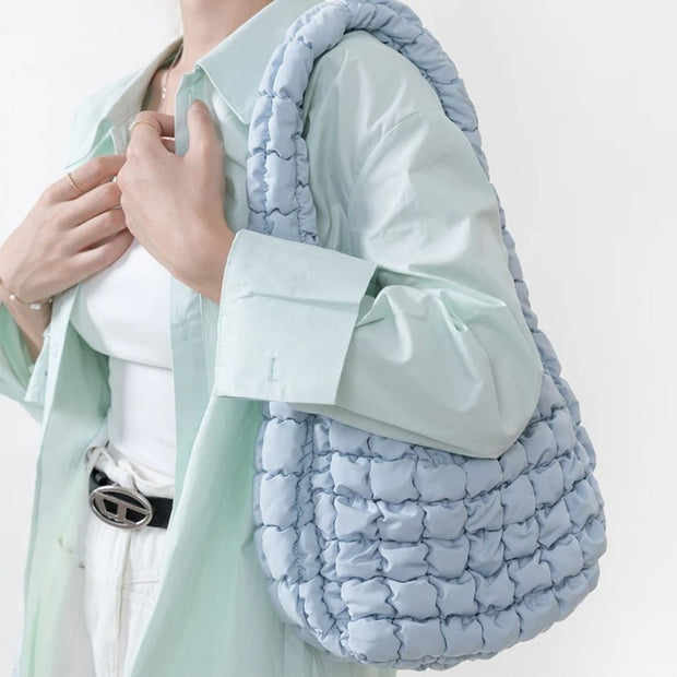 WW | Puffer Crossbody-Schultertasche für Damen - Leichtgewicht und stilvolle Handtasche