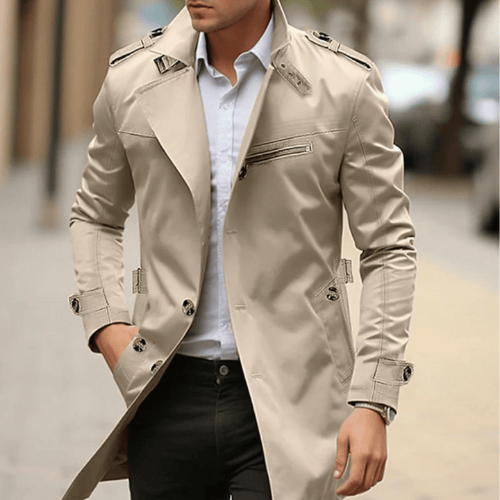 W&W Mode | Klassischer Trenchcoat Für Herren