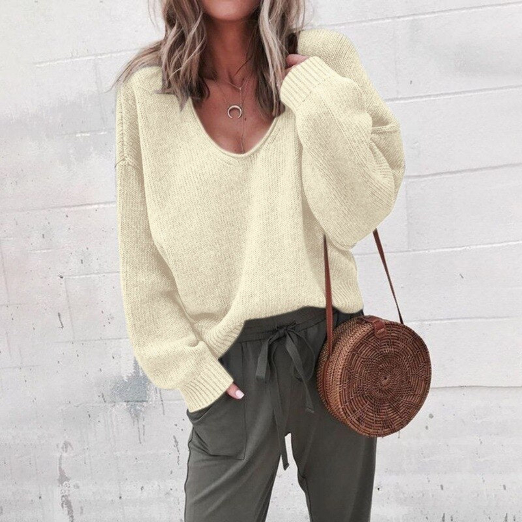 WW | Pullover mit V Ausschnitt für Frauen