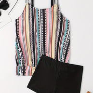 WW | Tankini-Set mit Streifen und Punkten