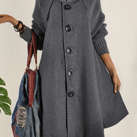 Extra große lange Jacke