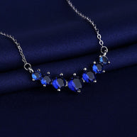 WW | 925 Sterling Moissanit Halskette