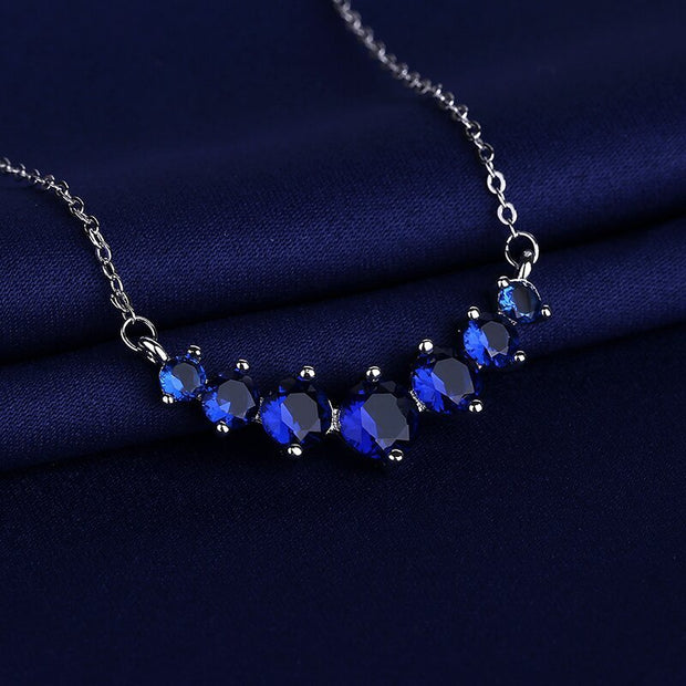 WW | 925 Sterling Moissanit Halskette